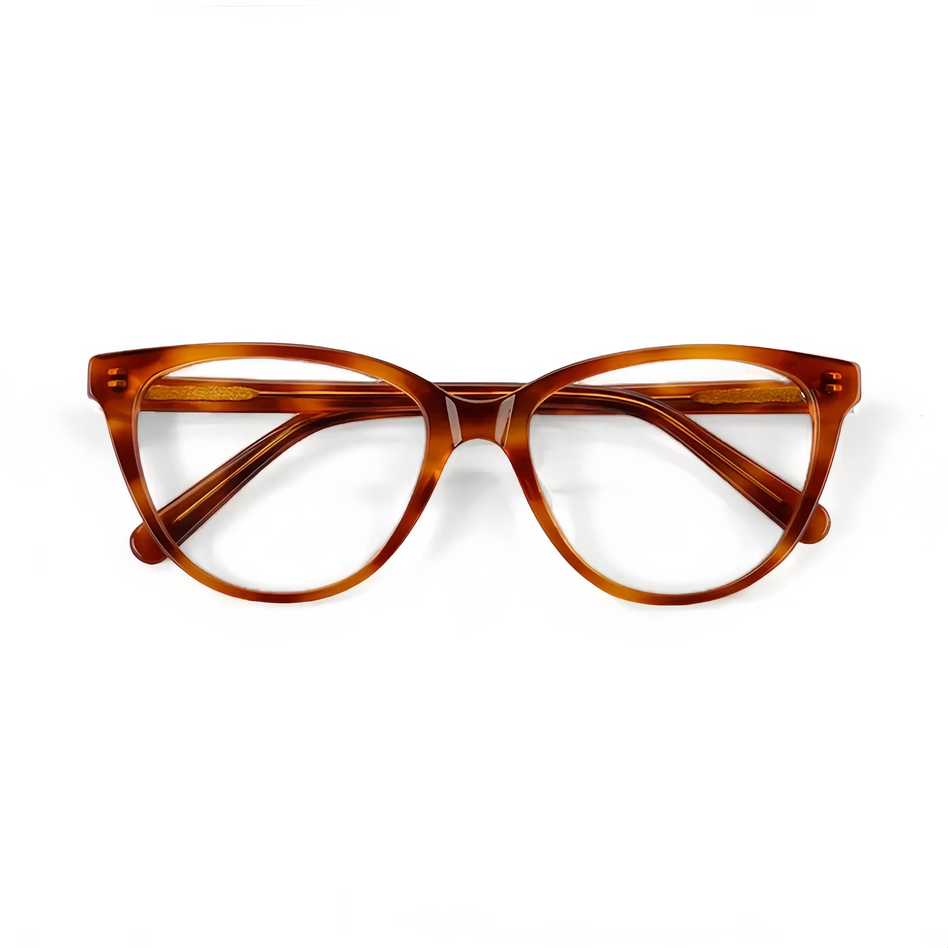 HIGLAZE • Cateye Italian Acetate Frame •16307• Custom Lenses