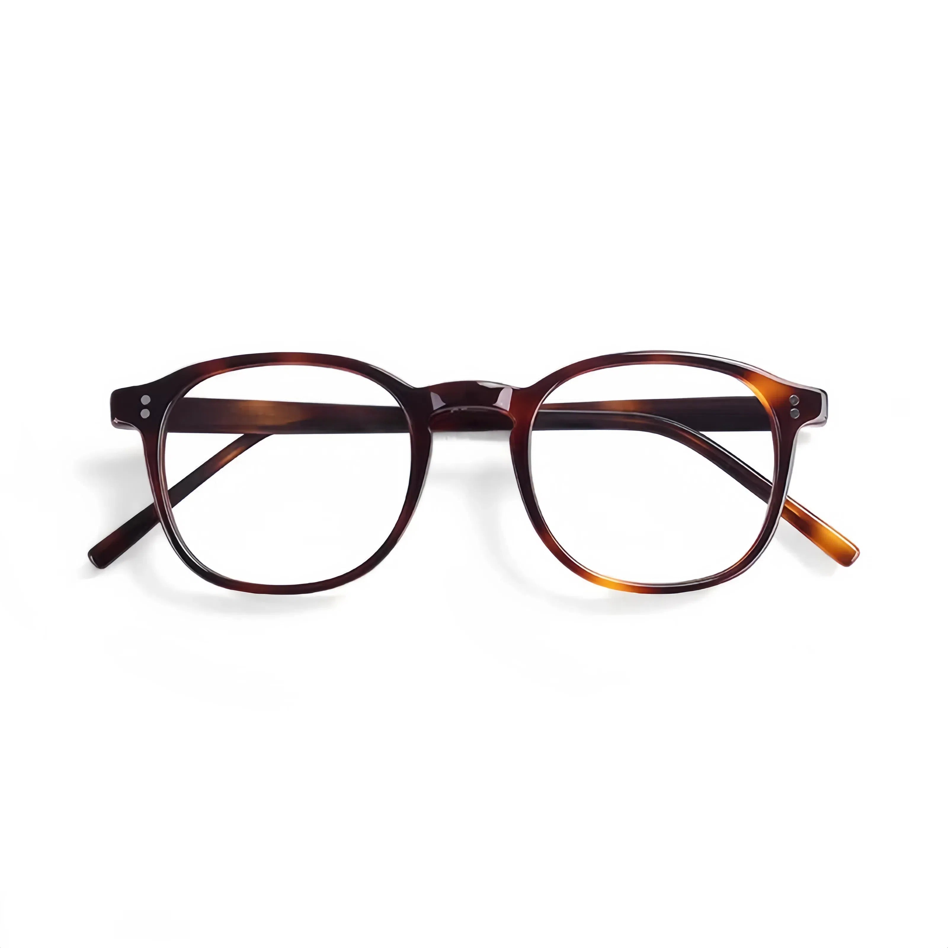 HIGLAZE • Rounded Square Italian Acetate Frame •16144• Custom Lenses