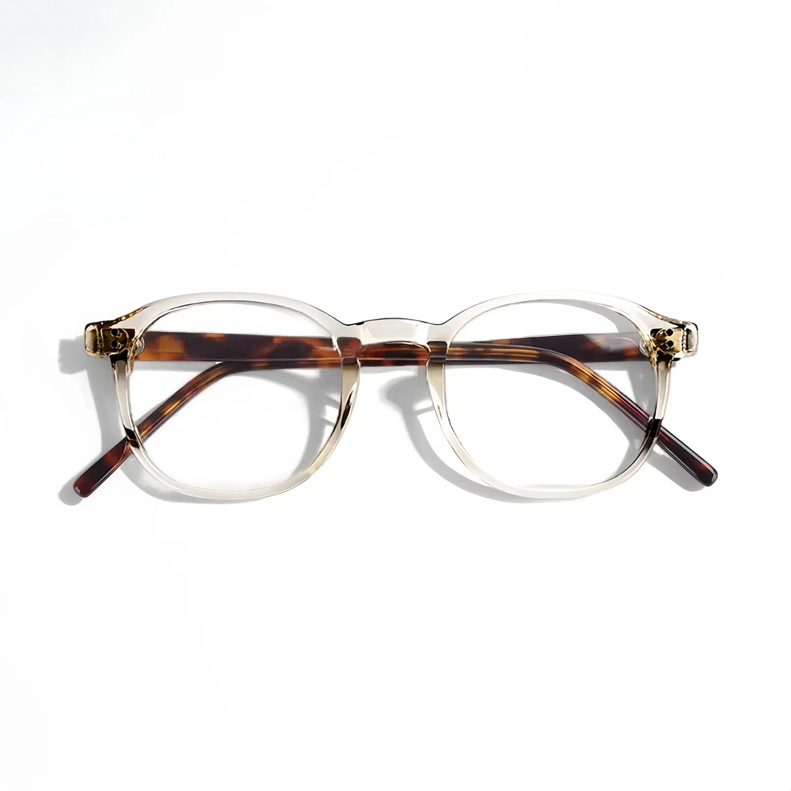 HIGLAZE • Cedar • Rounded Square Italian Acetate Frame • Custom Lenses