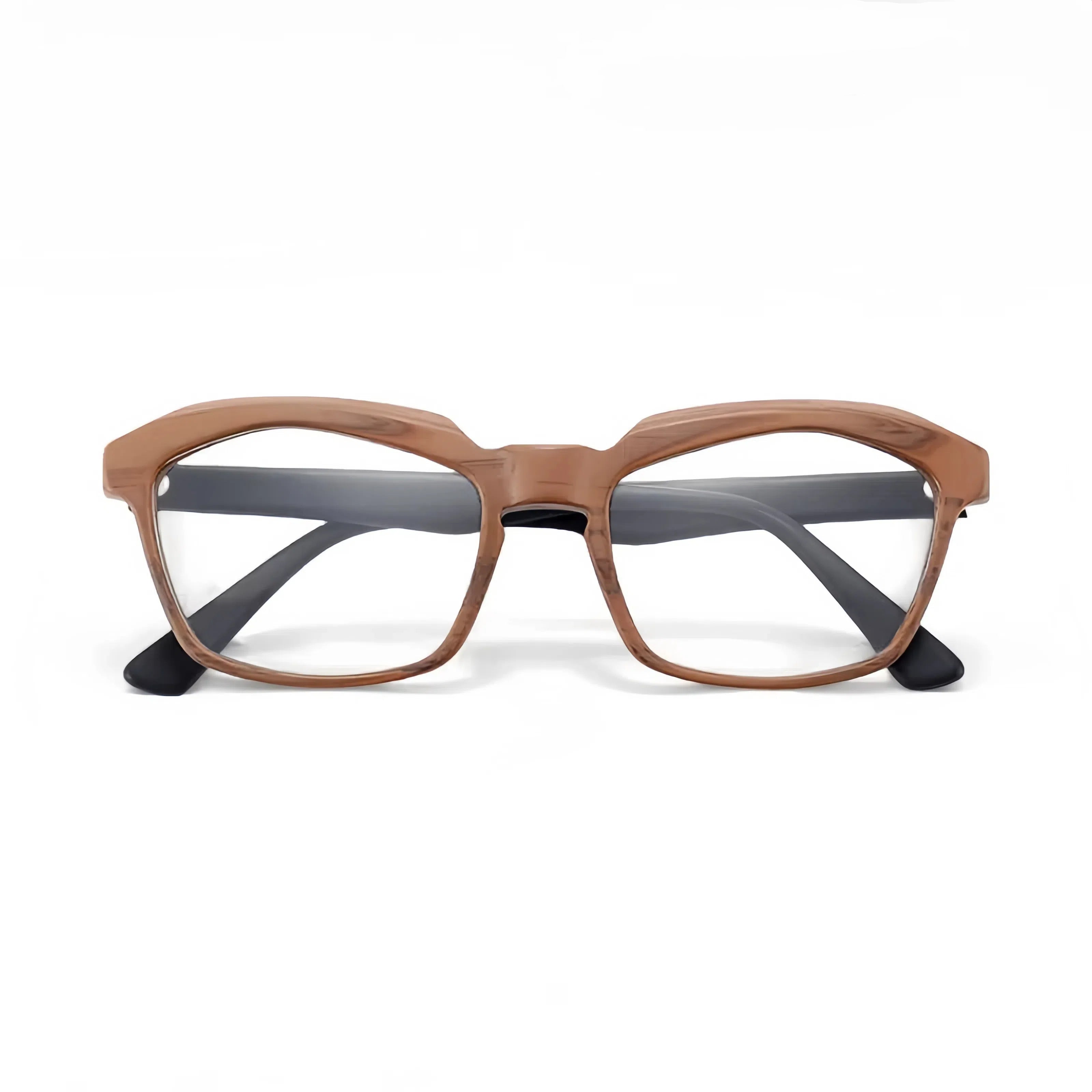 HIGLAZE • Beatrix • Thick Cateye Irregular Italian Acetate Frame• Custom Lenses