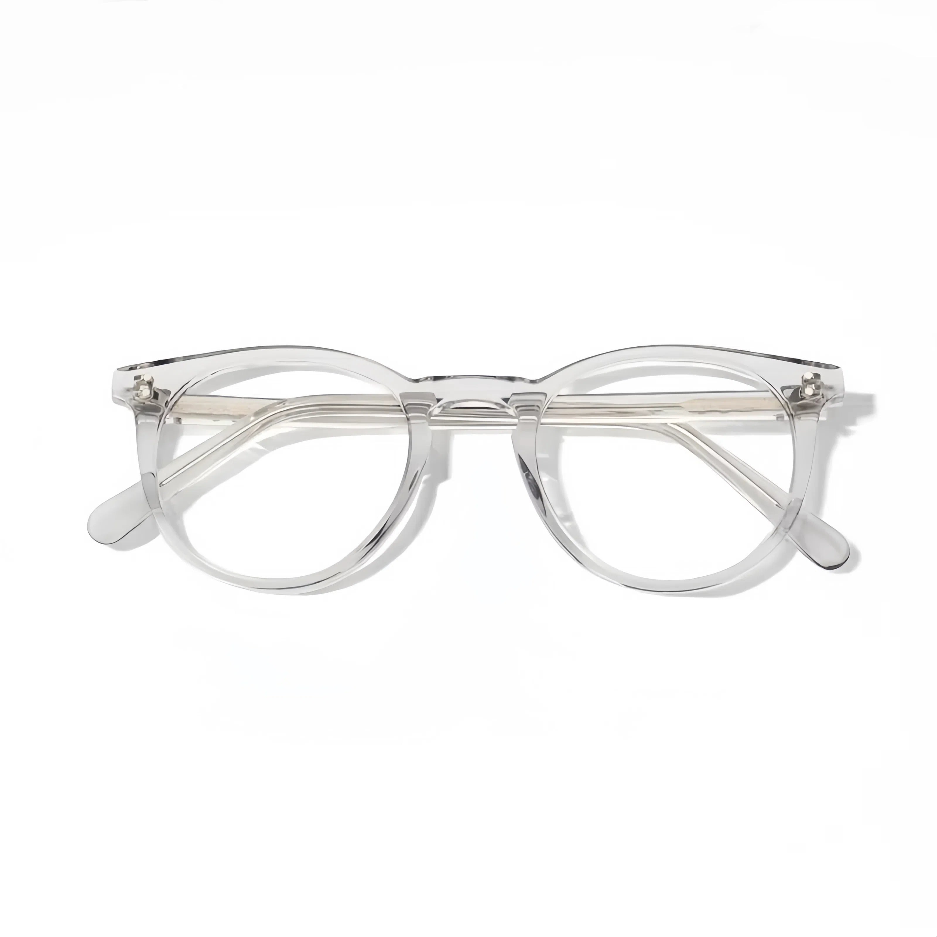 HIGLAZE • Morgen • Vintage Look Keyhole Bridge Italian Acetate Frame • Custom Blue Light Lenses