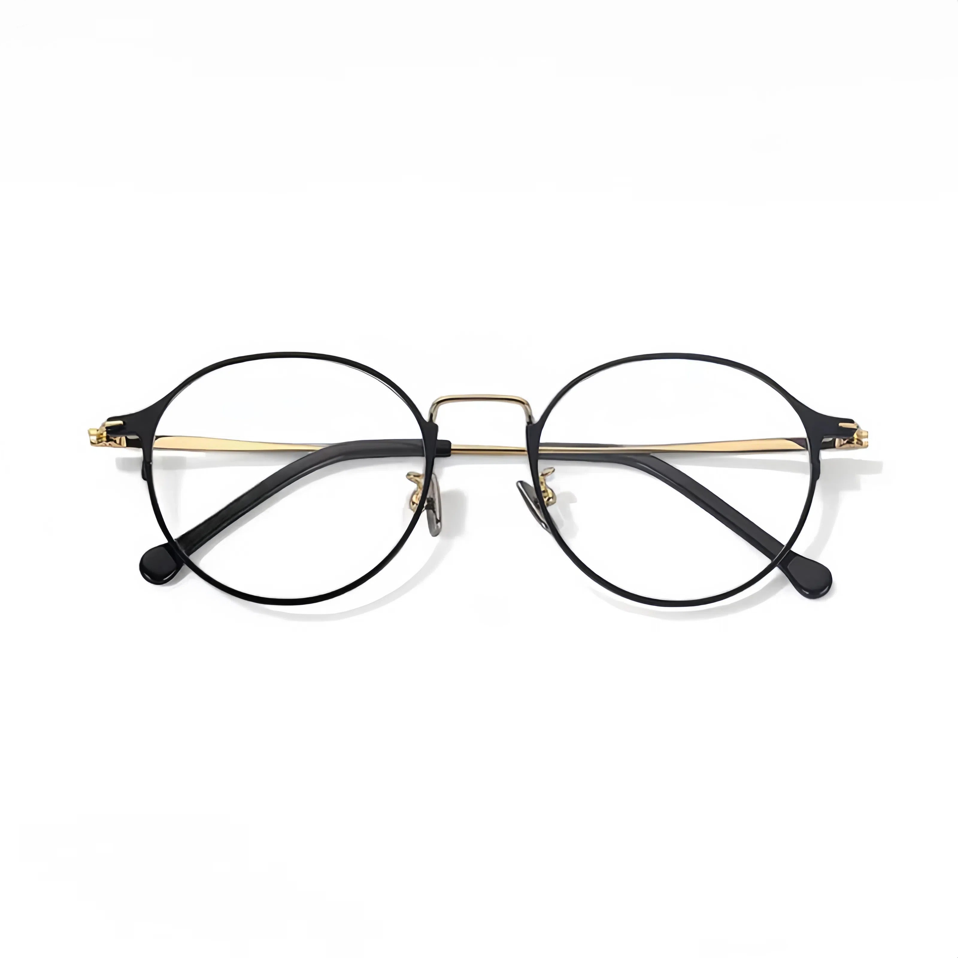 HIGLAZE • Rounded Metal Frame with Elevated Bridge •16413• Custom Lenses